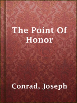 cover image of The Point Of Honor